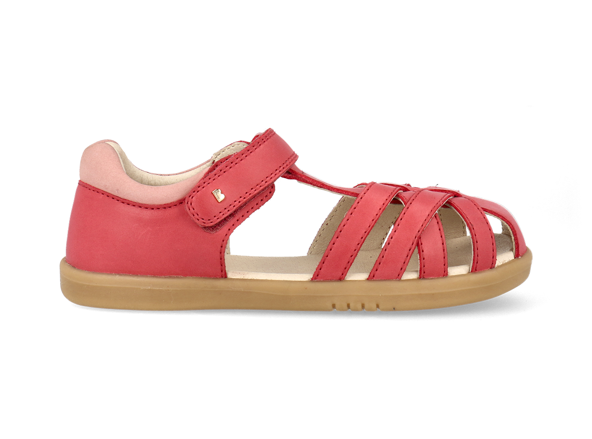 Sandalia Barefoot Kid+ Cross Jump Mineral Red + Rose para Niña