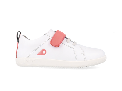 Calzado Barefoot Kid+ Pace Optical Blanco + Ocean Coral para Niña