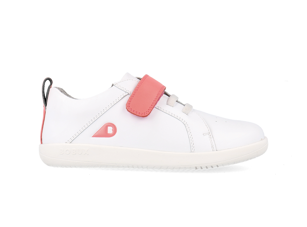 Calzado Barefoot Kid+ Pace Optical Blanco + Ocean Coral para Niña