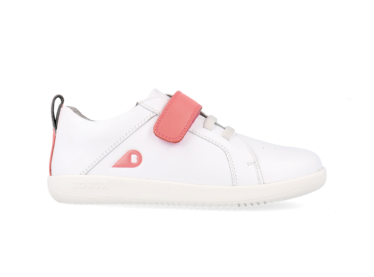 Calzado Barefoot Kid+ Pace Optical Blanco + Ocean Coral para Niña