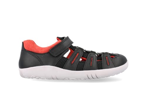 Sandalia Barefoot Kid+ Summit Black + Radiant Red Multi para Niño