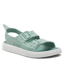 Sandalias Boatilus ROCKSY en color verde pastel con diseño cómodo y moderno, ideales para verano y uso casual.