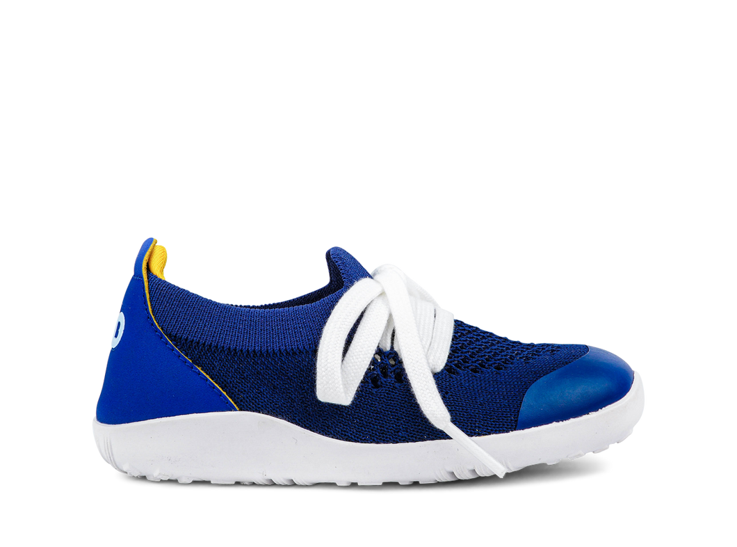 I-Walk Play Knit Blueberry + Yellow